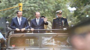 Autoridades provinciales y municipales participaron de los actos por el 9 de julio.
