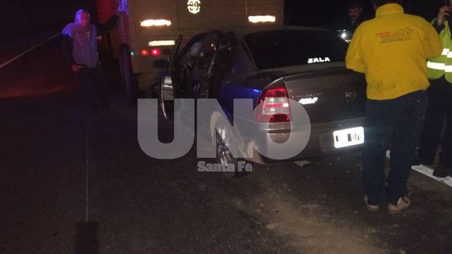 Un triple choque en la Ruta 2 dejó dos heridos