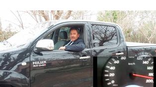 Un director de Tránsito conducía a 190 kph