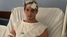 Matías Montín, el joven agredido brutalmente en el boliche Ananá en Mar del Plata, grabó un video desde el hospital. Matías Montín, el joven agredido brutalmente en el boliche Ananá en Mar del Plata, grabó un video desde el hospital.