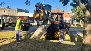 La Municipalidad de Santo Tomé avanza con el plan de mejoramiento de Espacios Públicos