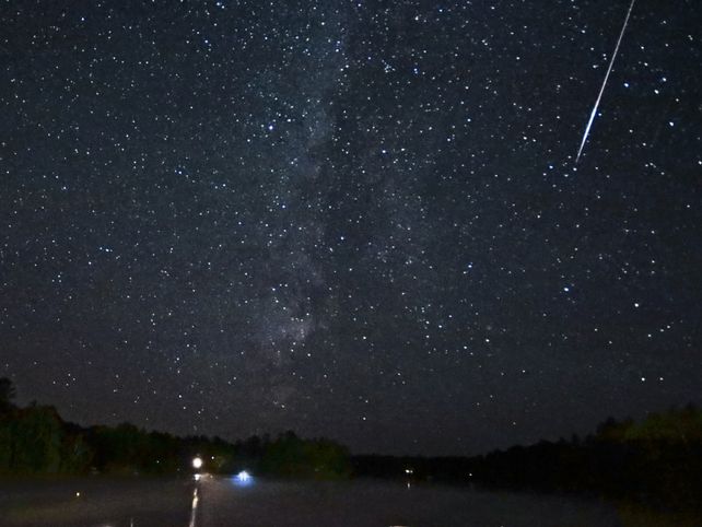 Una gran lluvia de estrellas fugaces está por ocurrir
