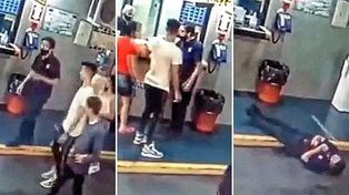 Se entregó el joven que golpeó al playero de un garaje