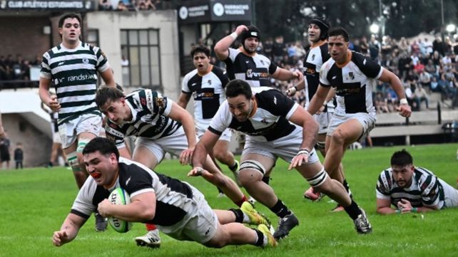 Try del líder Estudiantes de Paraná ante Jockey