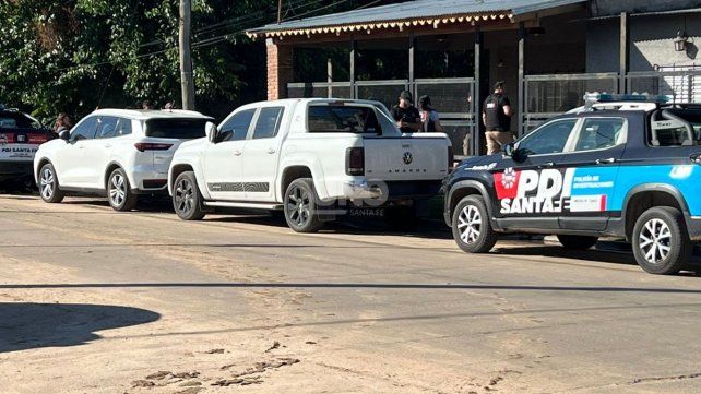 El allanamiento se realizó en la Manzana 7 de Alto