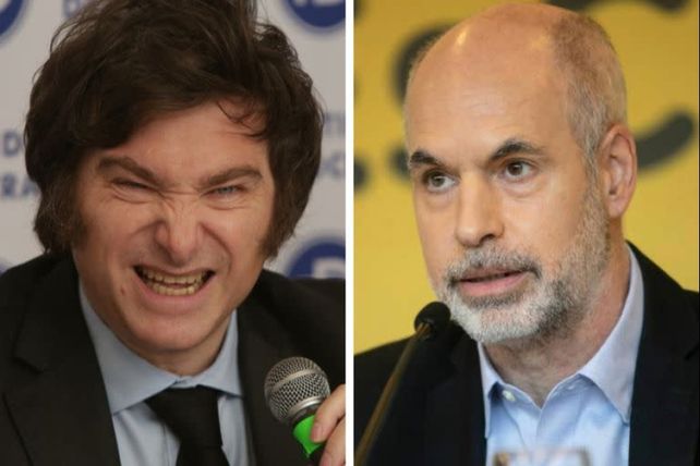 Javier Milei y Horacio Rodríguez Larreta mantienen una relación áspera desde la campaña presidencial de 2023.