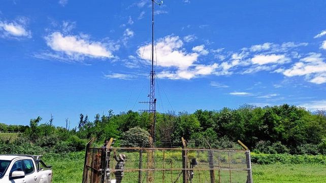 La estación permite el monitoreo en tiempo real de la precipitación y la temperatura
