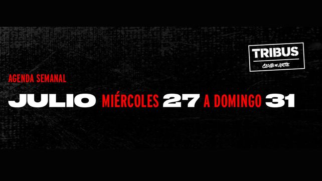 Agenda semanal de Tribus Club de Arte