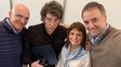 Espert, Milei, Bullrich y Adorni. Una selfie en el cierre de Expoagro, en San Nicolás.