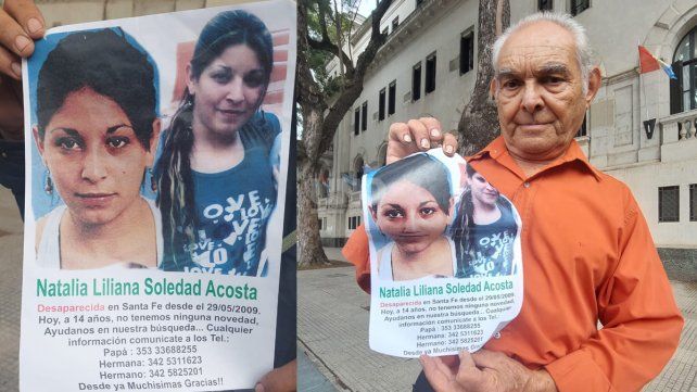 Otra búsqueda de una mujer que en seis días cumple 14 años: el caso de Natalia Acosta