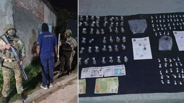 Paraná: en un procedimiento incautaron marihuana y cocaína