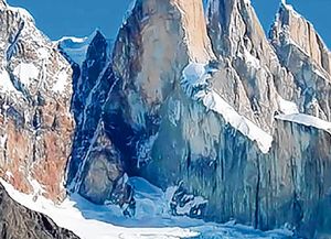 Inician el rescate de un andinista japonés que cayó en el Fitz Roy