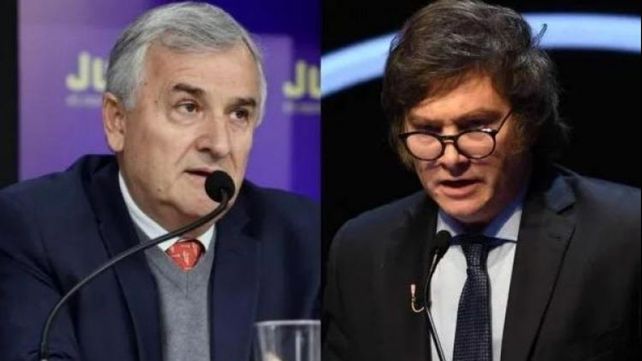 El presidente Javier Milei cargó contra Gerardo Morales y la Unión Cívica Radical (UCR) por la detención de dos tuiteros en Jujuy.&nbsp;