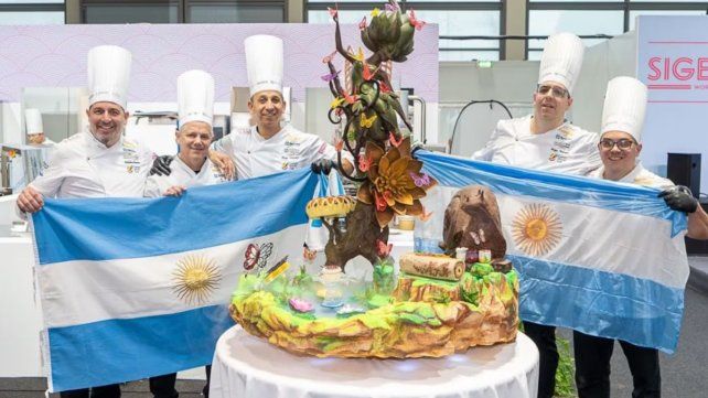 Argentina desarrolló un buen papel en el concurso internacional del helado artesanal en Italia