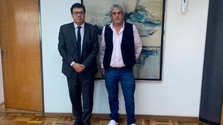 Romero se reunió con Moroni por paritarias