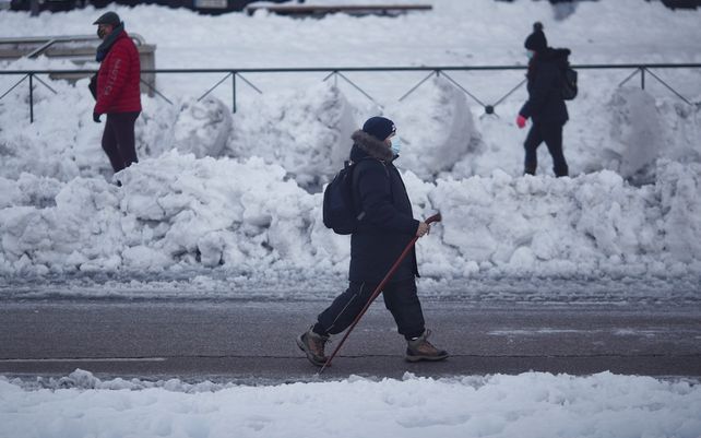 Madrid se paraliza tras la histórica nevada