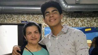 Fernando Báez Sosa y su mamá Graciela Sosa