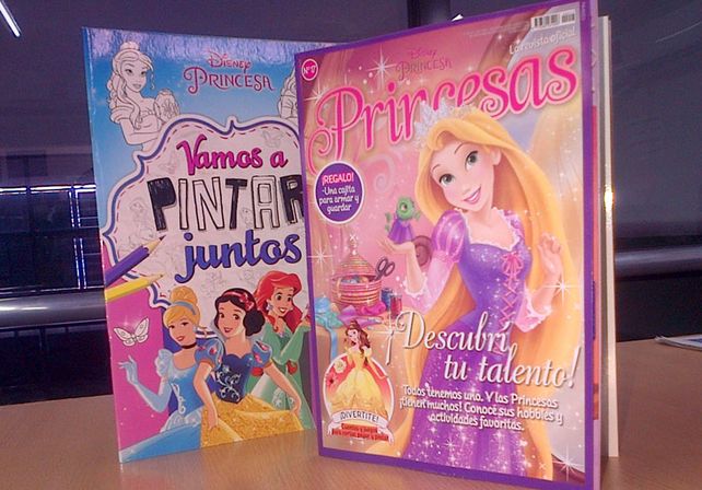 Este martes opcional llegan la revista Princesas de Disney y Vamos a Pintar juntos