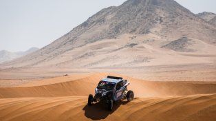 El rosarino Osman Anuar sigue en carrera en el Dakar 2025.