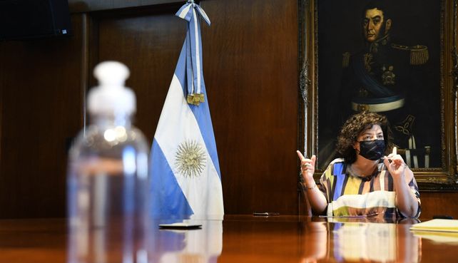 La ministra de Salud