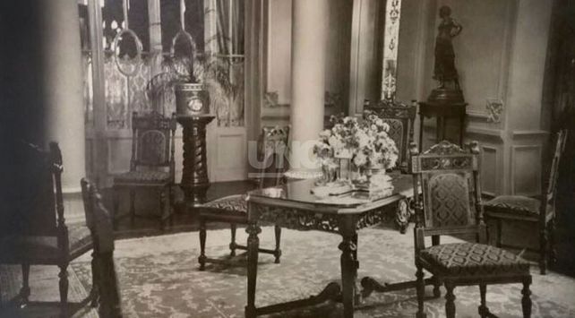 La Casa por dentro durante los años 20 y 30.// gentileza Familia Esquivel.&nbsp;