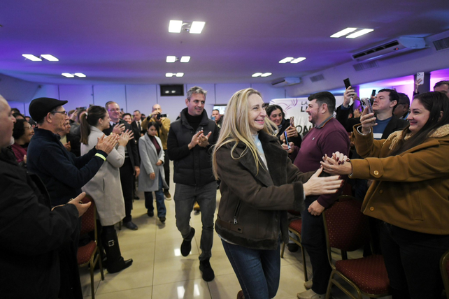 Karina Milei y Martín Menem desembarcaron en Misiones.
