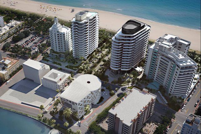 El Faena Hotel Miami Beach es uno de los que se está hundiendo.