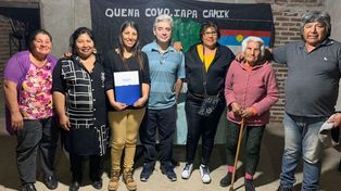 La personería jurídica a la comunidad originaria fue entregada en un acto desarrollado en la localidad de San Martín Norte.
