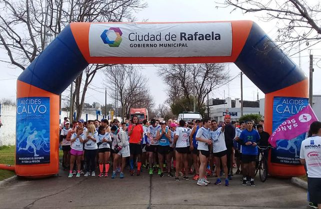 Luis Arias fue tercero en Rafaela