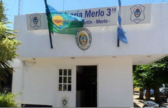 Intervino la comisaría de Parque San Martín (3ª de Merlo).
