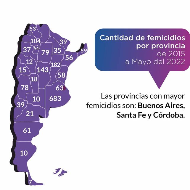 Santa Fe es la segunda provincia con más femicidios registrados en los últimos 7 años