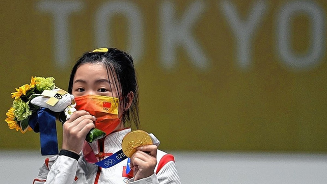 China sigue al frente del medallero tras la segunda jornada en Tokio