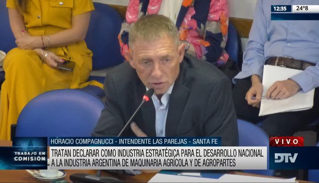 El intendente de Las Parejas, Horacio Compagnucci, hizo un encendido repaso sobre cómo evolucionó su ciudad y la región de la mano de la industria metalmecánica aplicada a la producción agrícola.