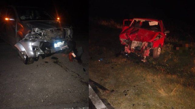 Ruta 18: chocaron dos vehículos de frente y un hombre debió ser hospitalizado