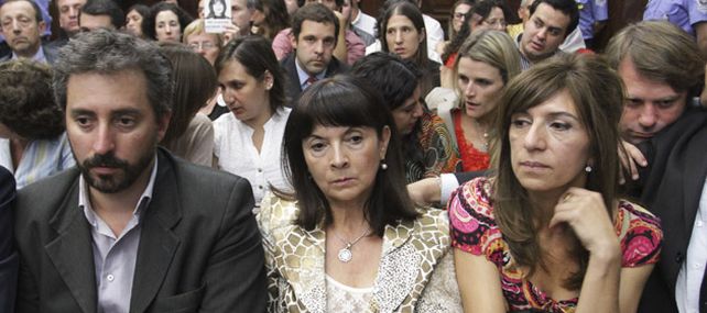Susana Trimarco durante la lectura del veredicto ayer. (Foto: AP)
