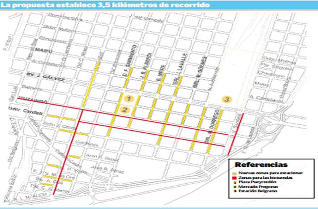 Solicitan detalles del proyecto de bicisendas en Candioti Sur