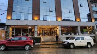Hotel donde se hospedó el contingente de egresados de Funes.