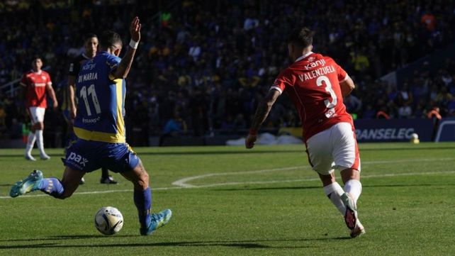 Se viene el golazo de Ángel Di María. La zurda del volante de Central vencerá la resistencia de Rey