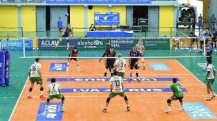 Ciudad Vóley se mantiene como puntero e invicto de la Liga Argentina masculina.