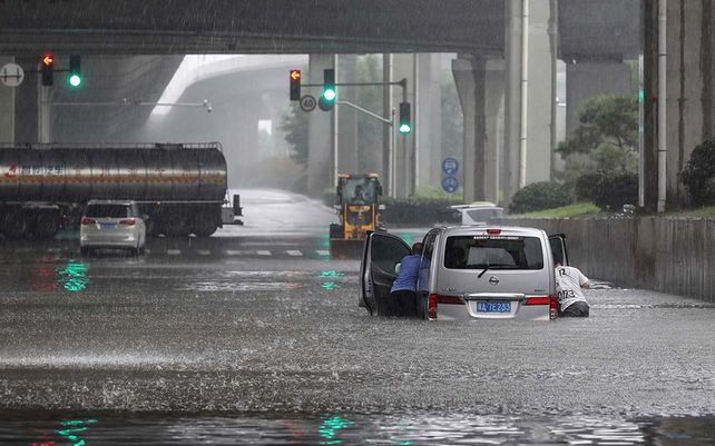 Impactantes imágenes de las inundaciones en China