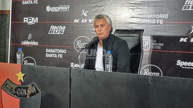 Gorosito no hablará más antes de los partidos en Colón