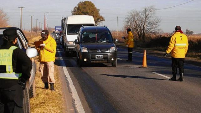Controles en la ciudad de Pérez