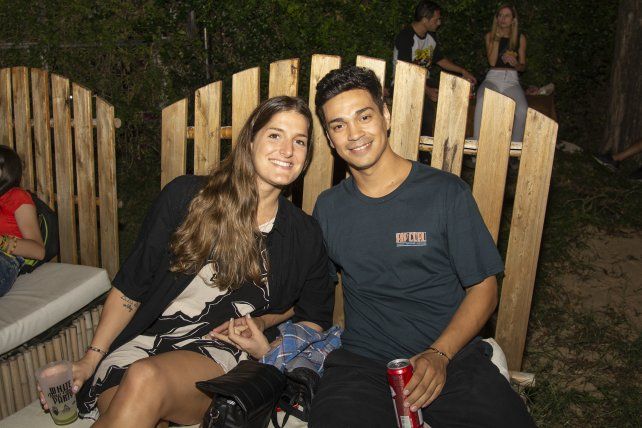 Gina Militano y Jair Ogullén.   
