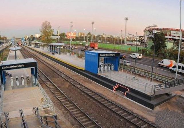 La Presidenta inaugura hoy la estación de trenes Ciudad Universitaria