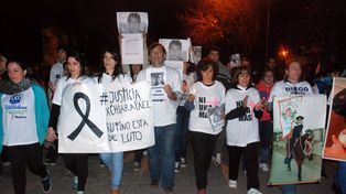 Miles de personas reclamaron en Rufino por el esclarecimiento del crimen de Chiara
