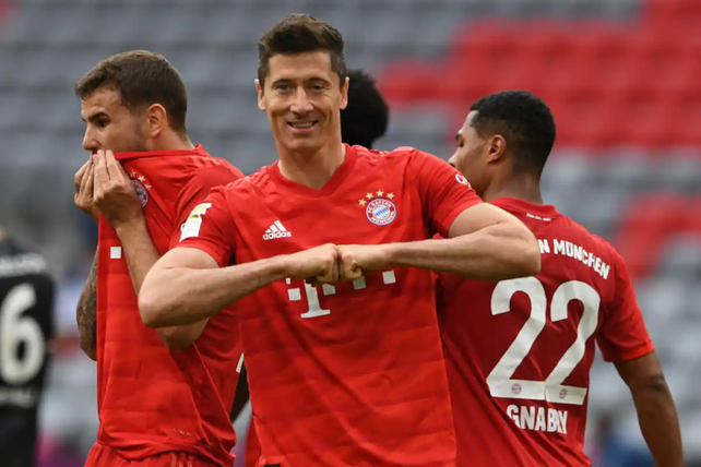 Hattrick de Lewandowski en el triunfo del Bayern Münich