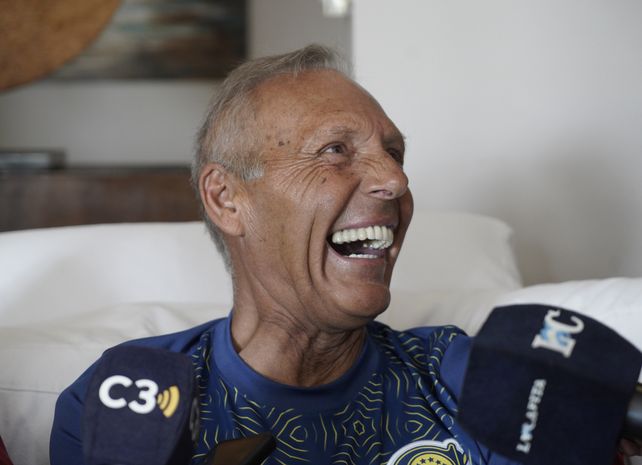 Russo sondrió, pero también se emocionó, cuando imaginó el reencuentro con los hinchas.