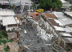 Tres muertos en un derrumbe en una obra en construcción de Campana