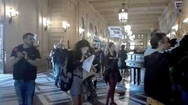 Trabajadores de Télam ocuparon pacíficamente el CCK como protesta