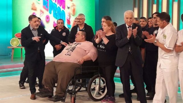 La felicidad de Maxi Oliva al regresar a Cuestión de peso